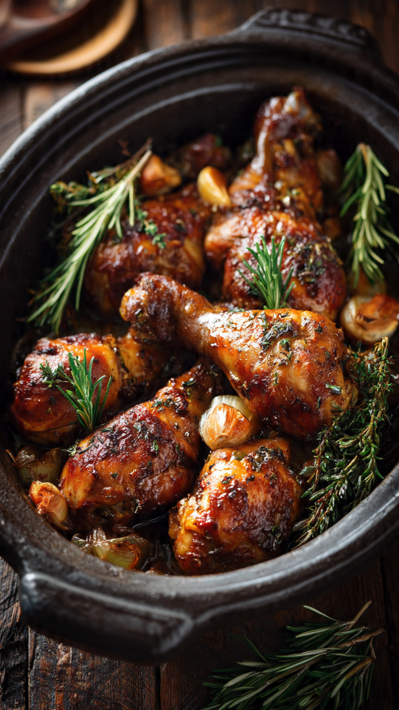 Slow Cooker Chicken Legs (Tender, Juicy Crockpot Drumsticks)
