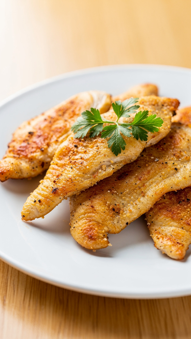 Chicken Scampi With Garlic Parmesan Rice
