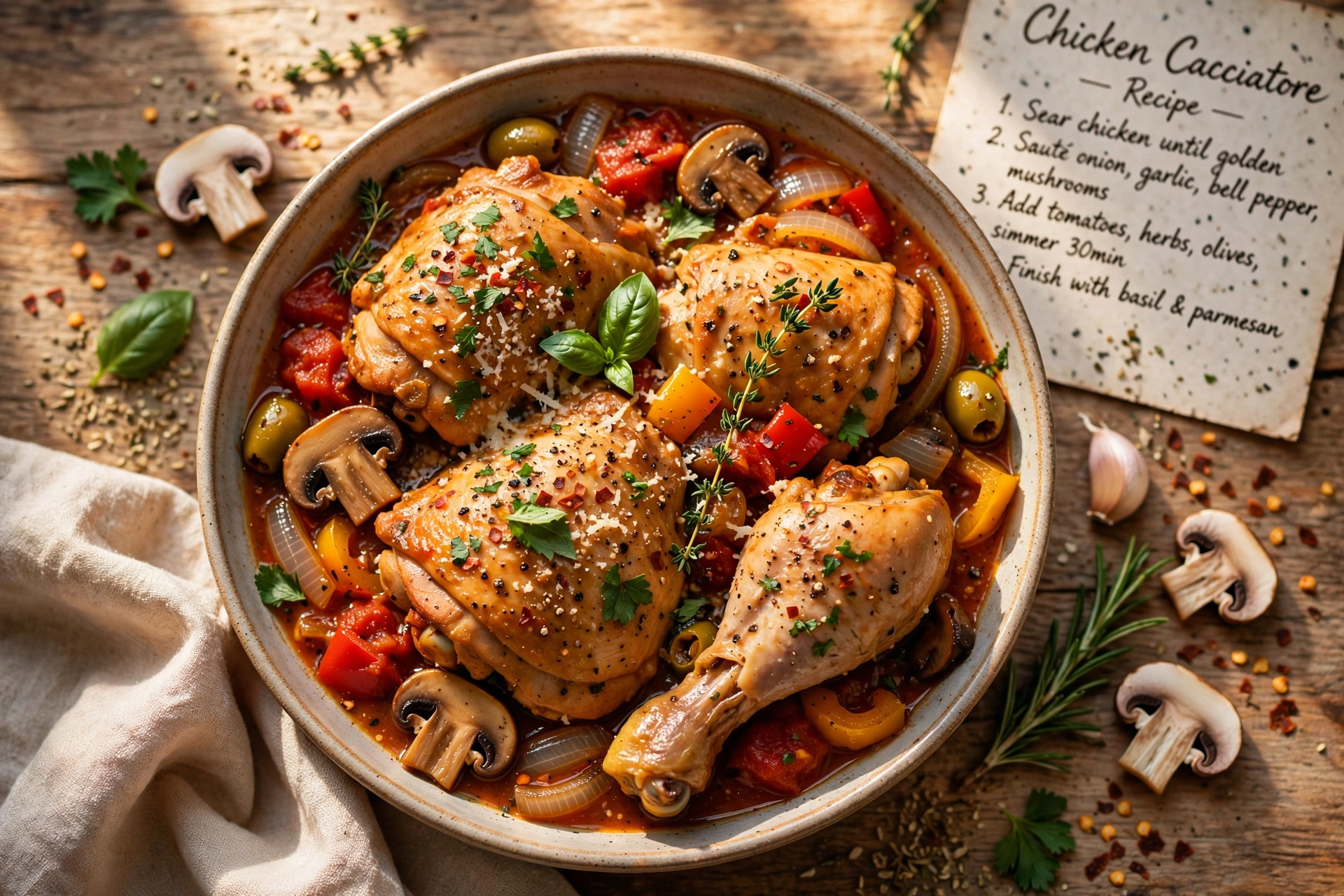 Chicken Cacciatore