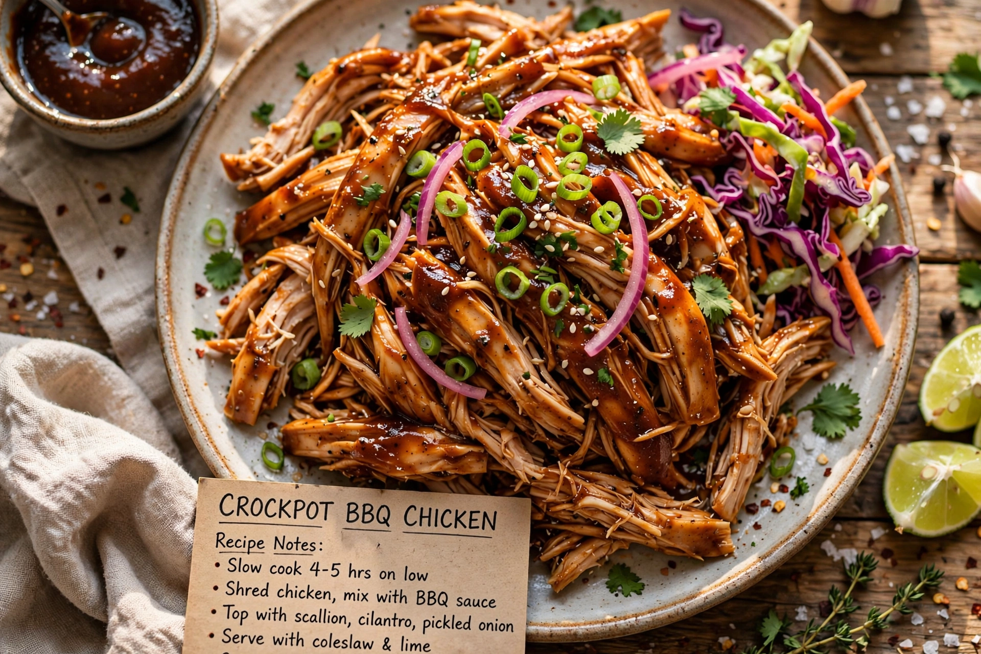 Crockpot BBQ Chicken