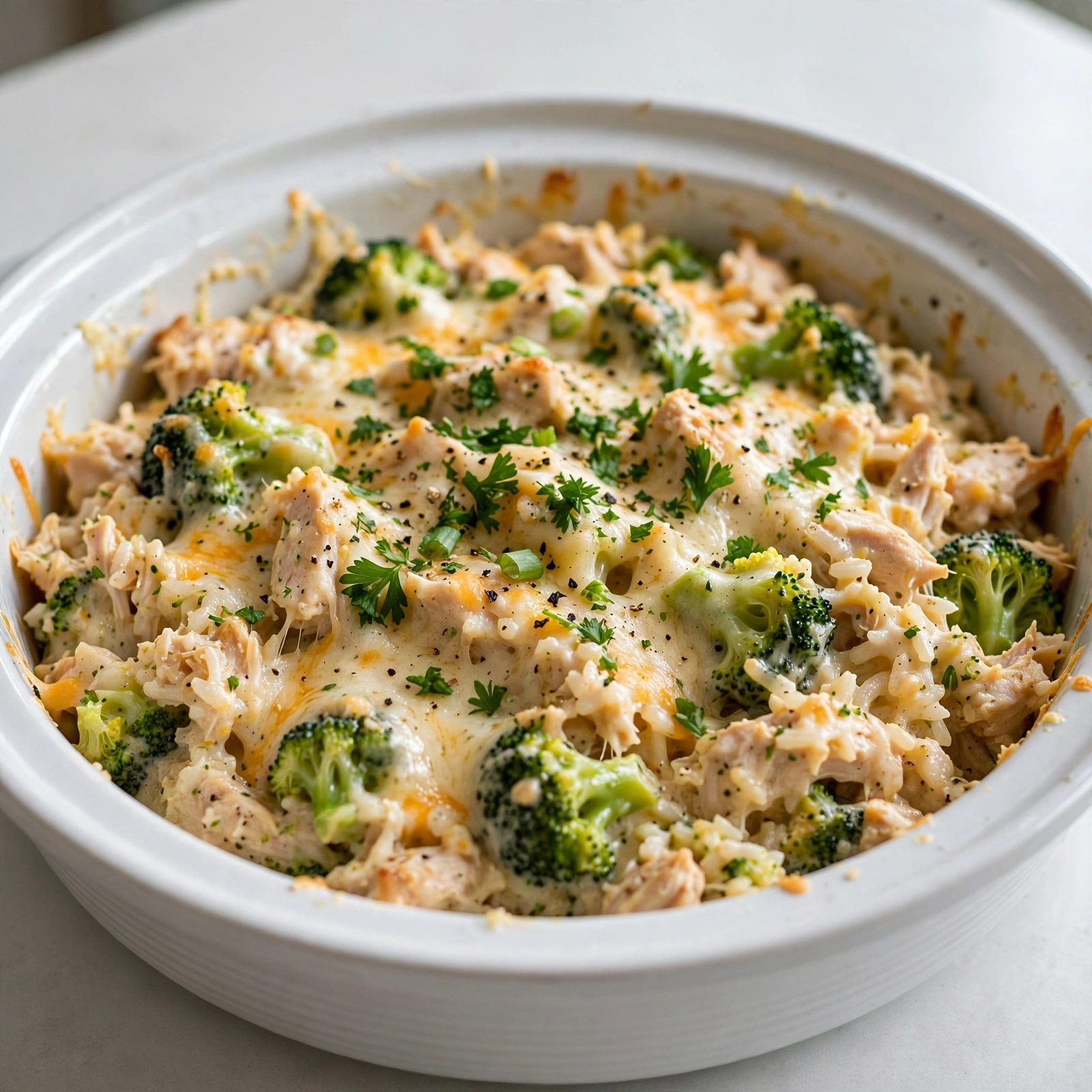 Crockpot Cheesy Chicken Broccoli Rice