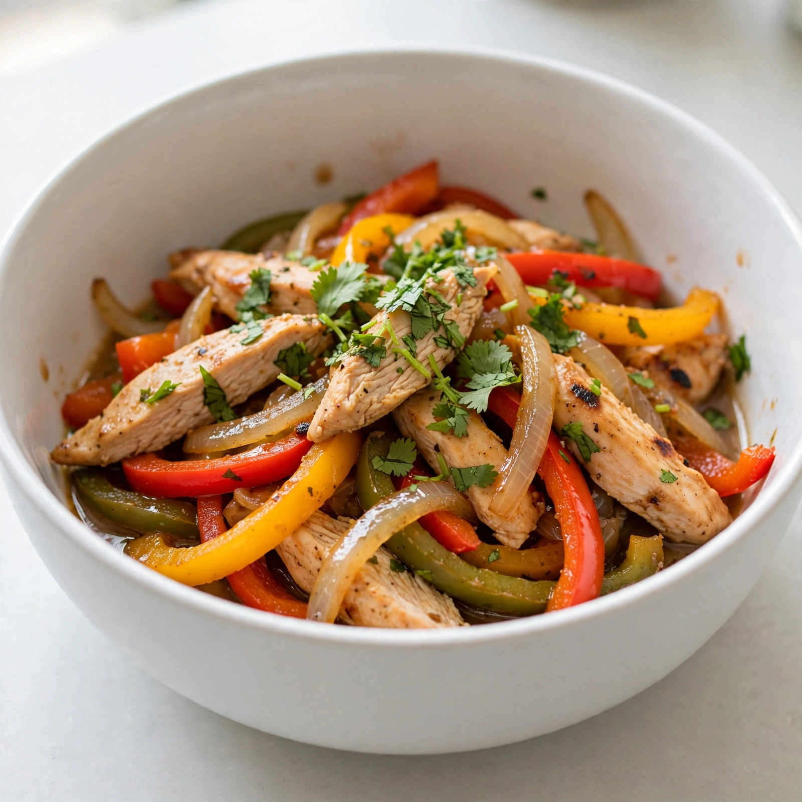 Crockpot Chicken Fajitas