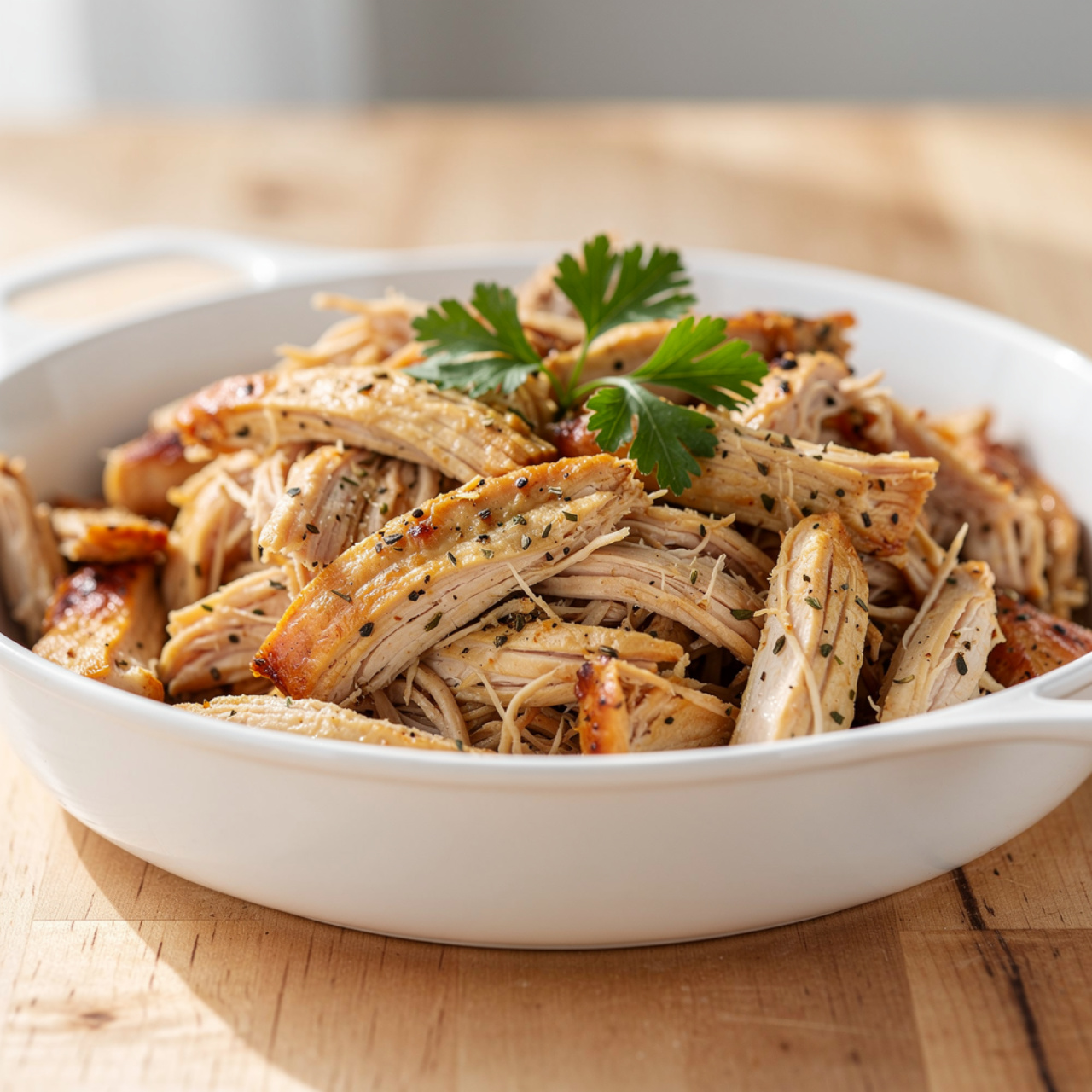Easy BBQ Shredded Chicken Casserole
