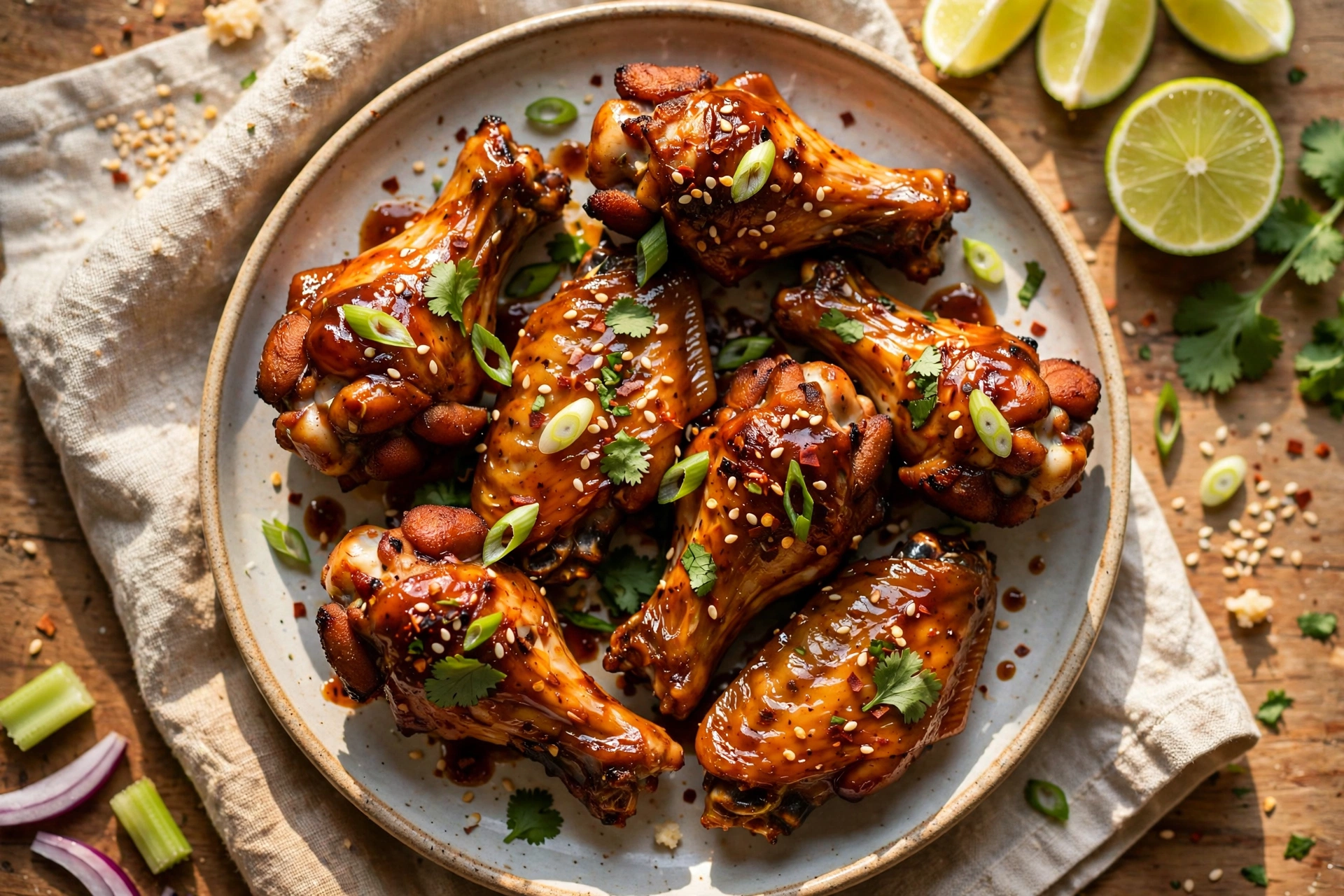Slow Cooker Barbecue Chicken Wings